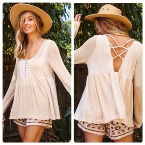 Criss-Cross back Top